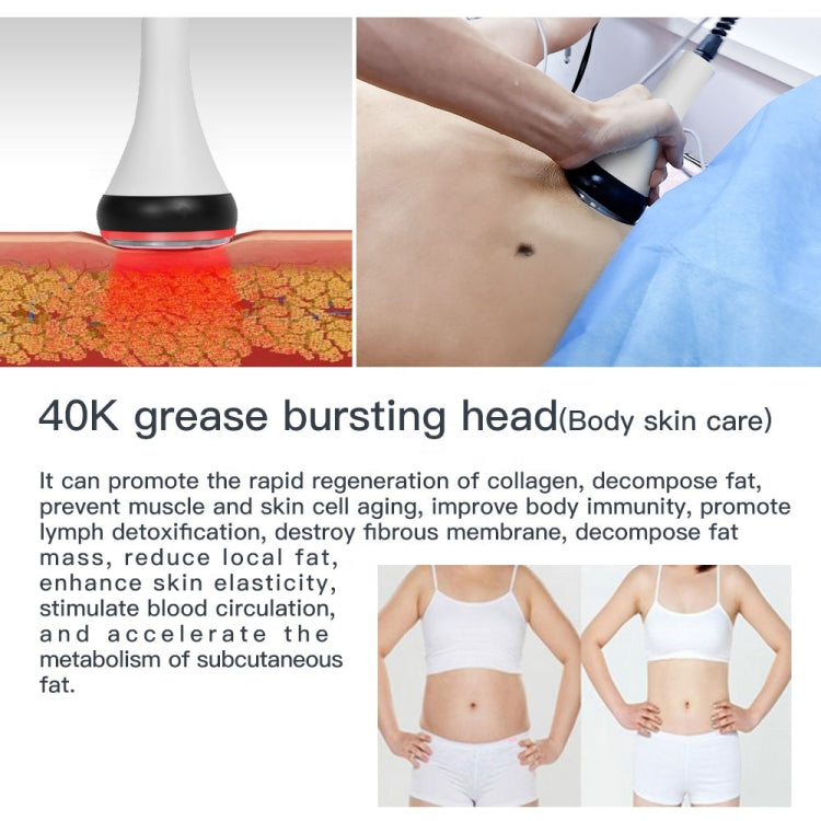 Beemyi 3 In 1 40K Ultrasonic Cavitation Body Slimming Machine RF Beauty Device EU Plug - Beauty Instrument by PMC Jewellery | Online Shopping South Africa | PMC Jewellery | Buy Now Pay Later Mobicred