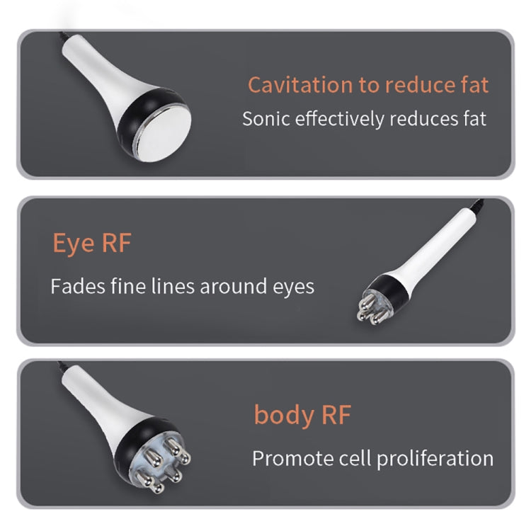 Beemyi 3 In 1 40K Ultrasonic Cavitation Body Slimming Machine RF Beauty Device EU Plug - Beauty Instrument by PMC Jewellery | Online Shopping South Africa | PMC Jewellery | Buy Now Pay Later Mobicred
