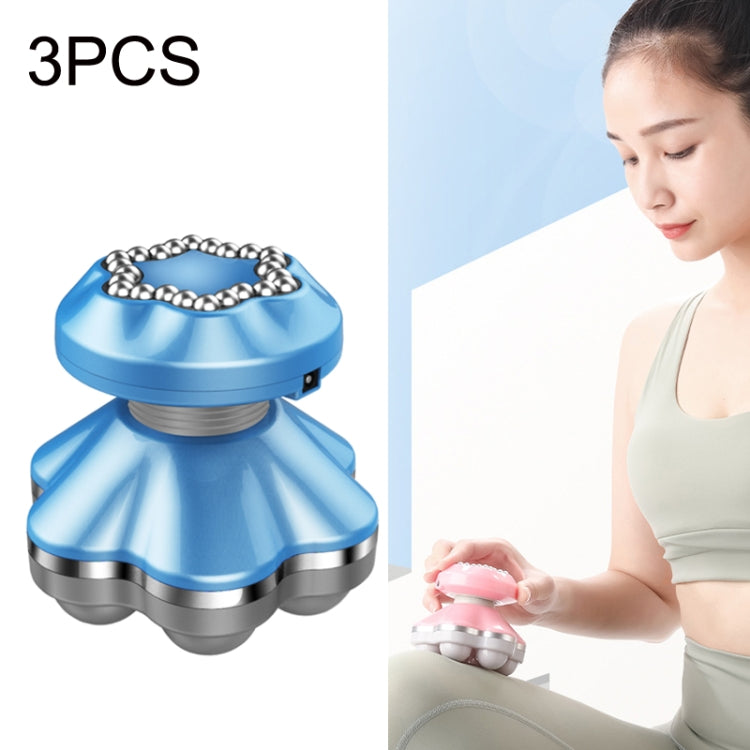 XF-76 Mini Massager USB Vibrator Whole Body Home Massager(Blue)