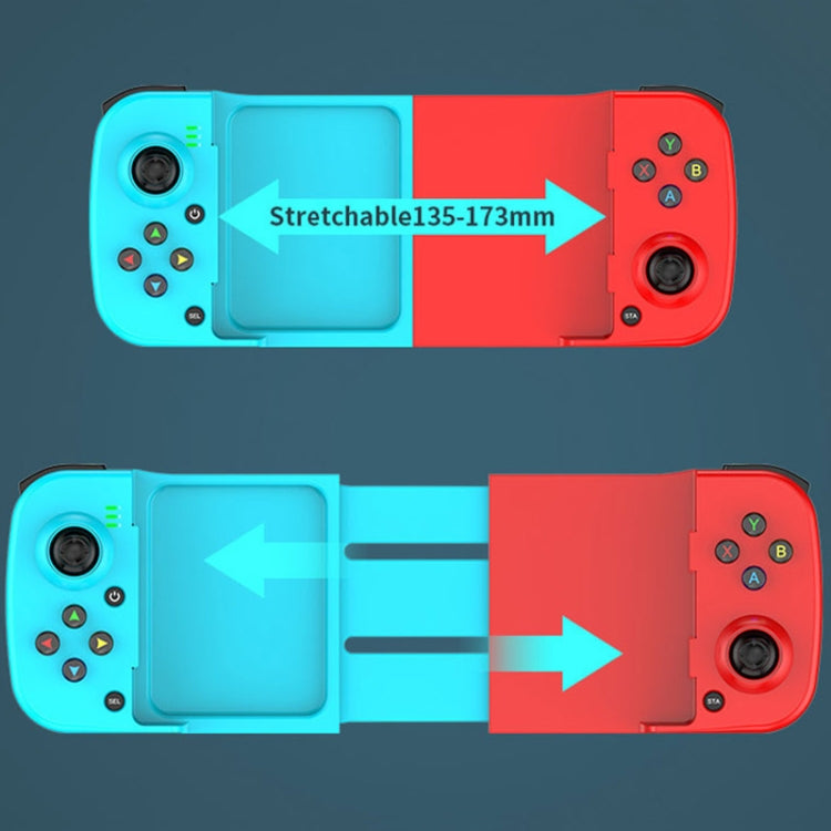 D3 Telescopic BT 5.0 Game Controller For IOS Android Mobile Phone(Blue Green)