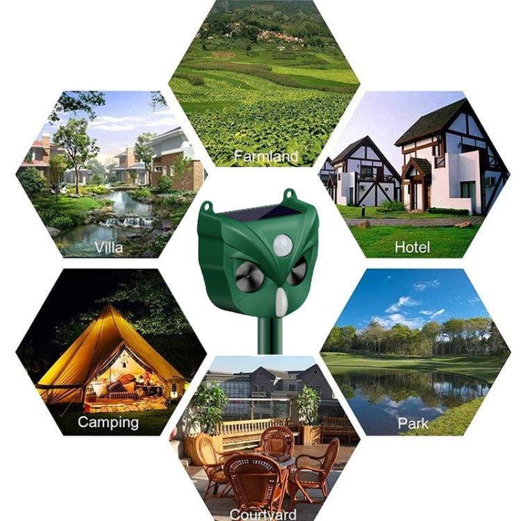 RC546 Outdoor Smart Solar Animal Ultrasonic Repellers - Outdoor Insect Repellent by PMC TechLife | Online Shopping South Africa | PMC TechLife | Buy Now Pay Later Mobicred