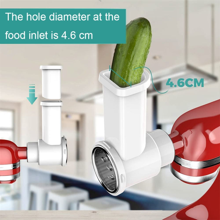 For KitchenAid 4.5QT/5QT Vertical Mixer Kitchen Vegetable Slicer and Grater(KA-006) - Food Disposer Parts by PMC Jewellery | Online Shopping South Africa | PMC Jewellery | Buy Now Pay Later Mobicred