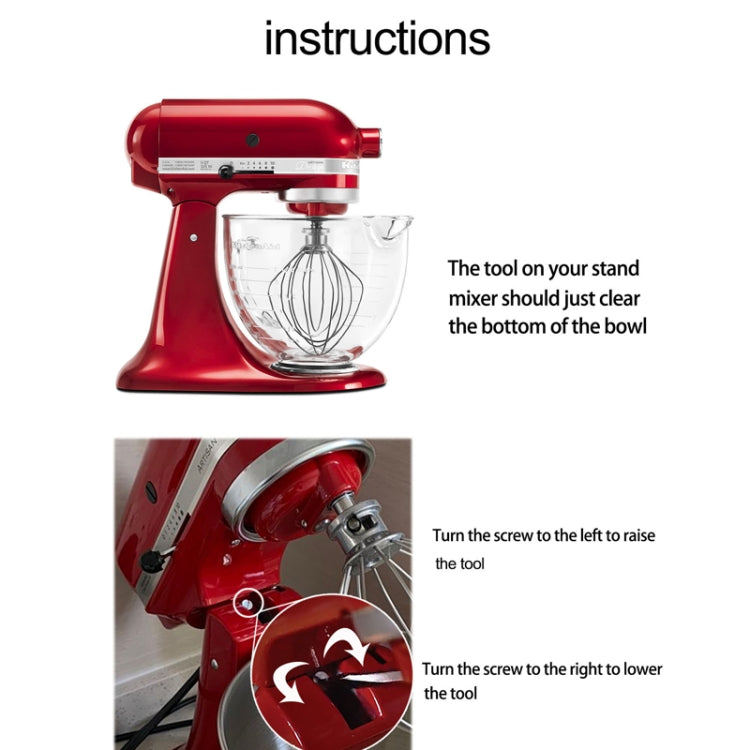 For KitchenAid Stand Mixer 6QT Dough Hook Stainless Steel Accessories