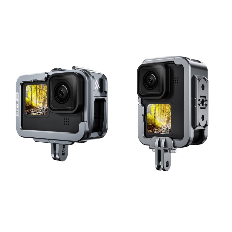 TELESIN Aluminium Alloy Frame Case For GoPro Hero11 Black / HERO10 Black / HERO9 Black ,Spec: Regular Models - free shipping - PMC Jewellery - Order now!