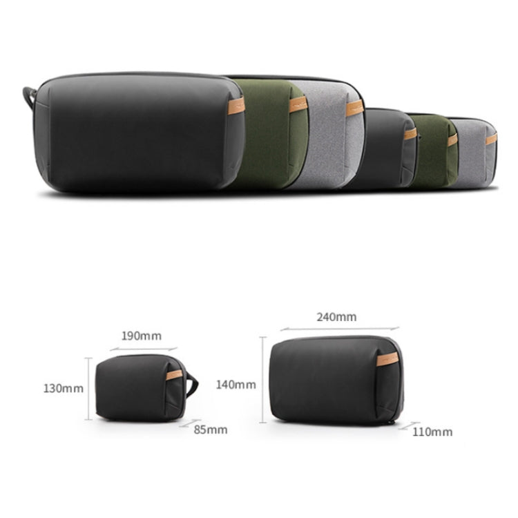 PGYTECH Travel Multifunctional Portable Digital Accessory Cable Organizer, Size: Normal(Gray)