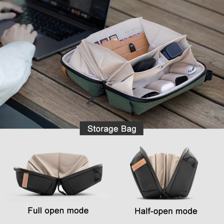 PGYTECH Travel Multifunctional Portable Digital Accessory Cable Organizer, Size: Mini(Black)