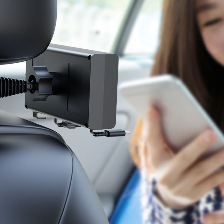 65W PD Dual Cable Retractable Fast Charging Car USB Charger(13th-generation) - Car Charger by PMC TechLife | Online Shopping South Africa | PMC TechLife