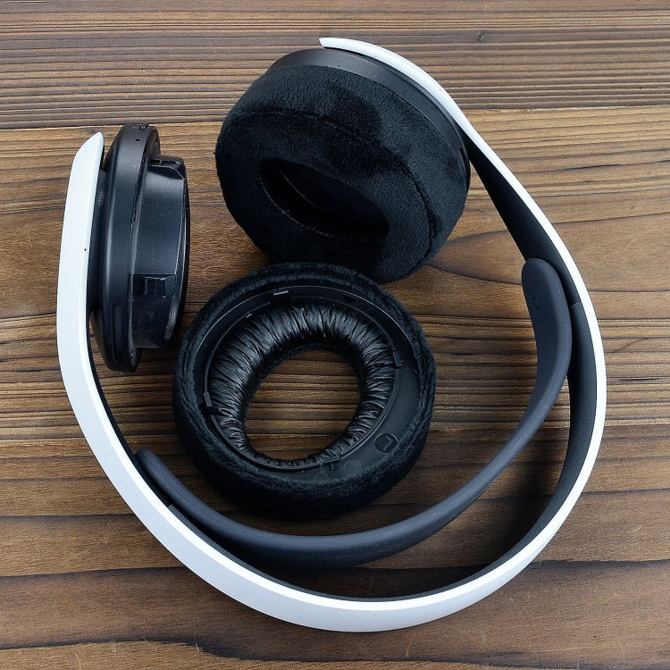 For Sony PS5 Wireless Pulse 3D 2pcs Headphone Replacement Earpads(Velvet) - Earmuff & Pad by PMC TechLife | Online Shopping South Africa | PMC TechLife