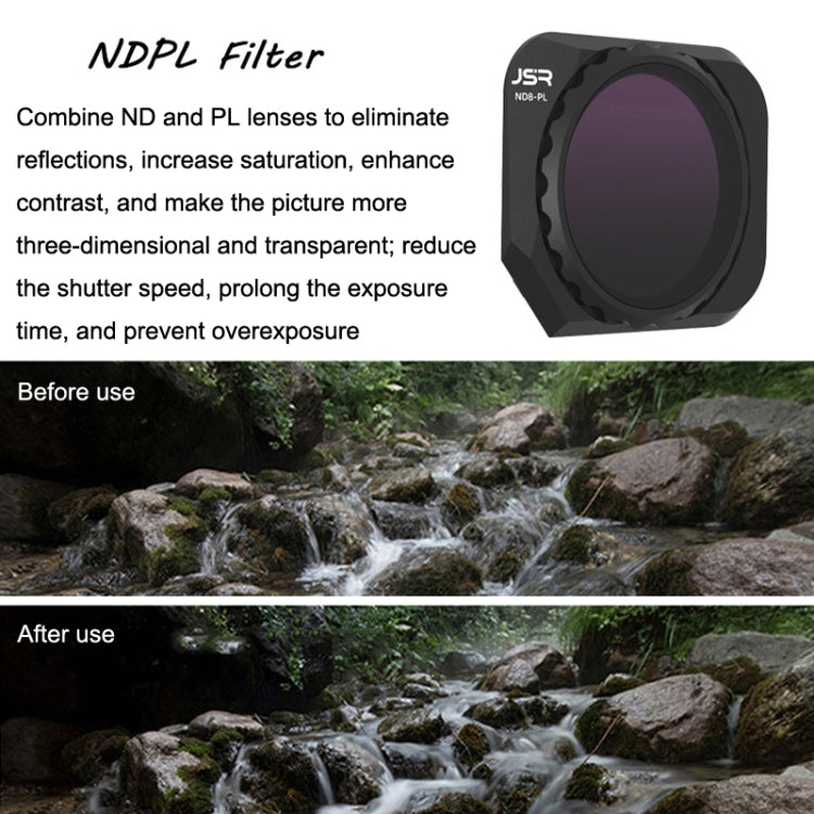JSR JSR-1008 For DJI Mavic 3 Classic Youth Edition Drone Filter, Style: ND64PL