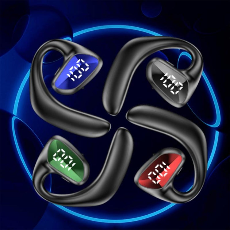M-K8 Bluetooth Headset Ear Hanging Business Model Air Conduction Earphone(Blue)
