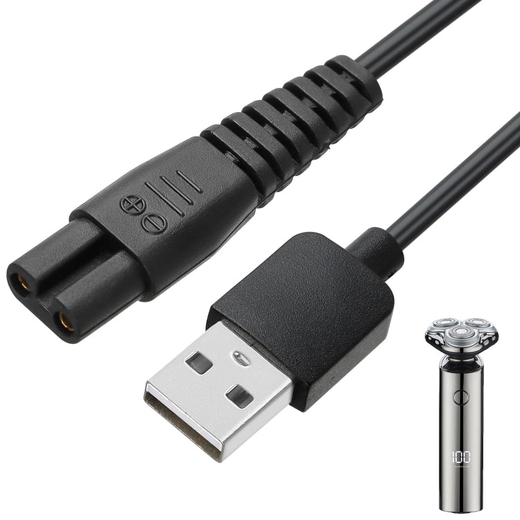 For Xiaomi Mijia MJTXD01SKS Electric Shaver USB Charging Cable Power ,Spce: 2pcs Cable+CN Plug