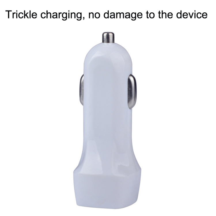 522AL Fast Charging With Cable Car Charging, Output Interface: Micro USB (White) - Car Charger by PMC TechLife | Online Shopping South Africa | PMC TechLife