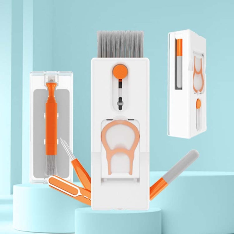 Q11 11-in-1 Multifunctional Bluetooth Headset Cleaning Pen Computer Keyboard Cleaning Kit(Orange Red) - Other Accessories by PMC TechLife | Online Shopping South Africa | PMC TechLife