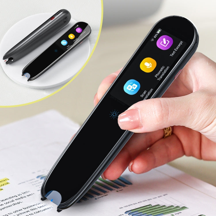 X2 International Version Multilingual Translation Pen Offline Learning Scanning Pen 112 Languages(Black) - by PMC Jewellery | Online Shopping South Africa | PMC Jewellery