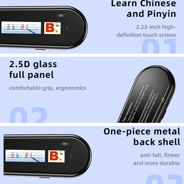 X2 International Version Multilingual Translation Pen Offline Learning Scanning Pen 112 Languages(Black) - by PMC Jewellery | Online Shopping South Africa | PMC Jewellery