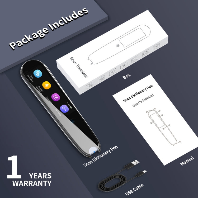X2 International Version Multilingual Translation Pen Offline Learning Scanning Pen 112 Languages(Black) - by PMC Jewellery | Online Shopping South Africa | PMC Jewellery