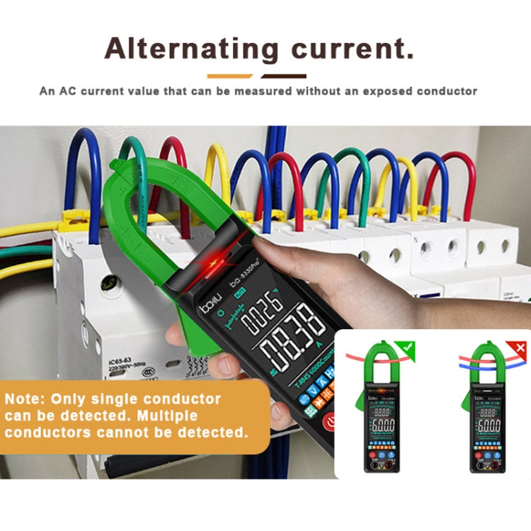 BAKU BA-8330 Pro Digital Mulitmeter Electric Maintenance Resistor Current Pliers Shaped Instrument(Green)