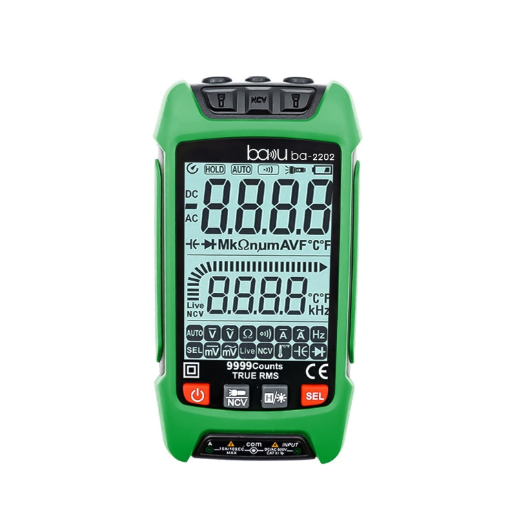 BAKU BA-2202 Digital Multimeter Electrician Maintenance Resistance Tester(Green) - free shipping - PMC Jewellery - Order now!