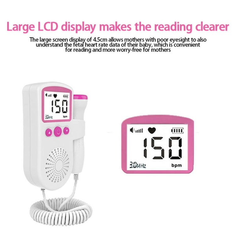 B3 Home Doppler Ultrasound Handheld Fetal Heart Pregnant Women Fetal Heart Monitor(Green)