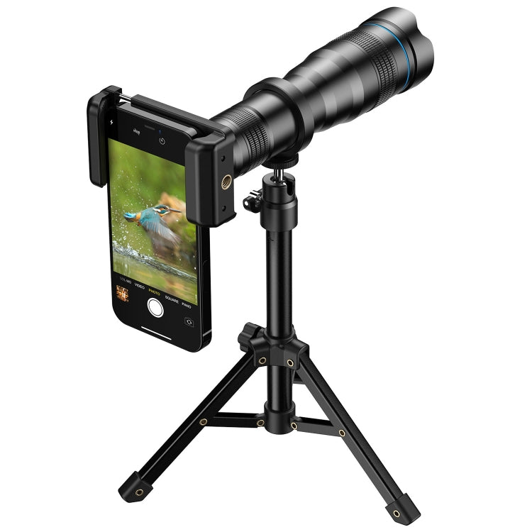 Apexel APL-36XJJ020 36X HD Telescope Universal Telephoto Phone Lens + Clip + Tripod Set - free shipping - PMC Jewellery - Order now!