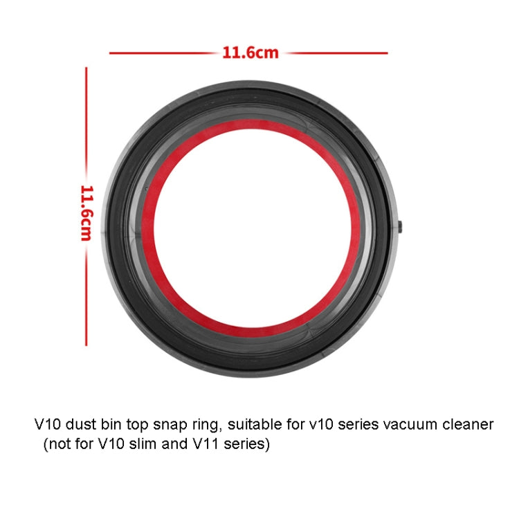 For Dyson V10 Dust Bin Sealing Ring Vacuum Cleaner Replacement Accessories