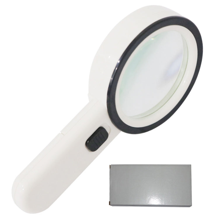JHS407 30X Handheld HD Magnifier With LED Light(Paper Package) - free shipping - PMC Jewellery - Order now!