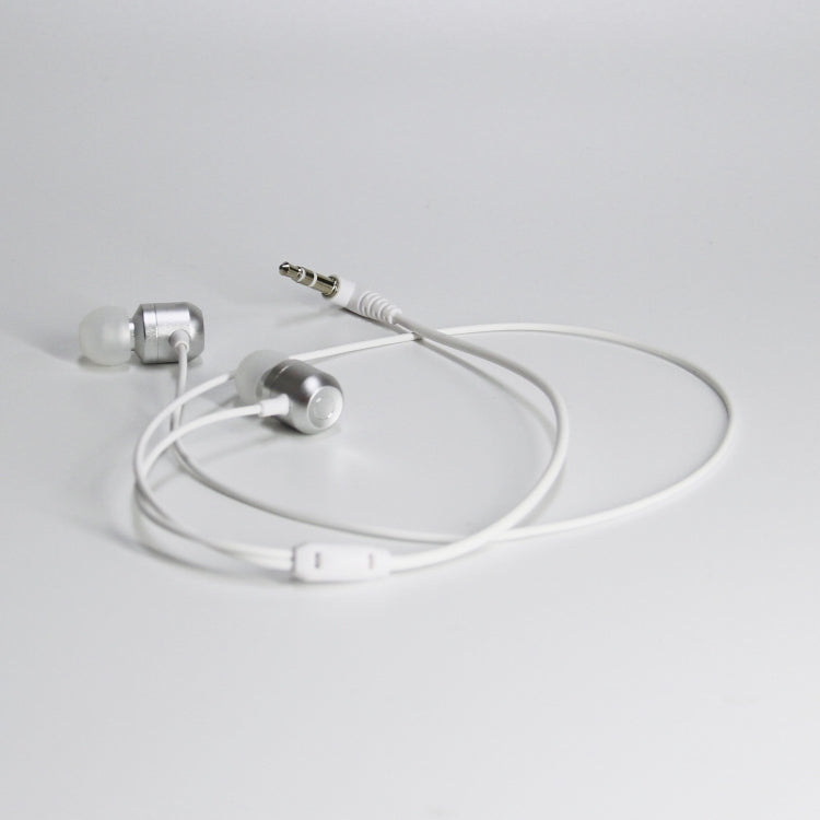 For Oculus Quest 2 VR Glasses Ear-in Headset 3.5 Elbow Aluminum Earphones(White)