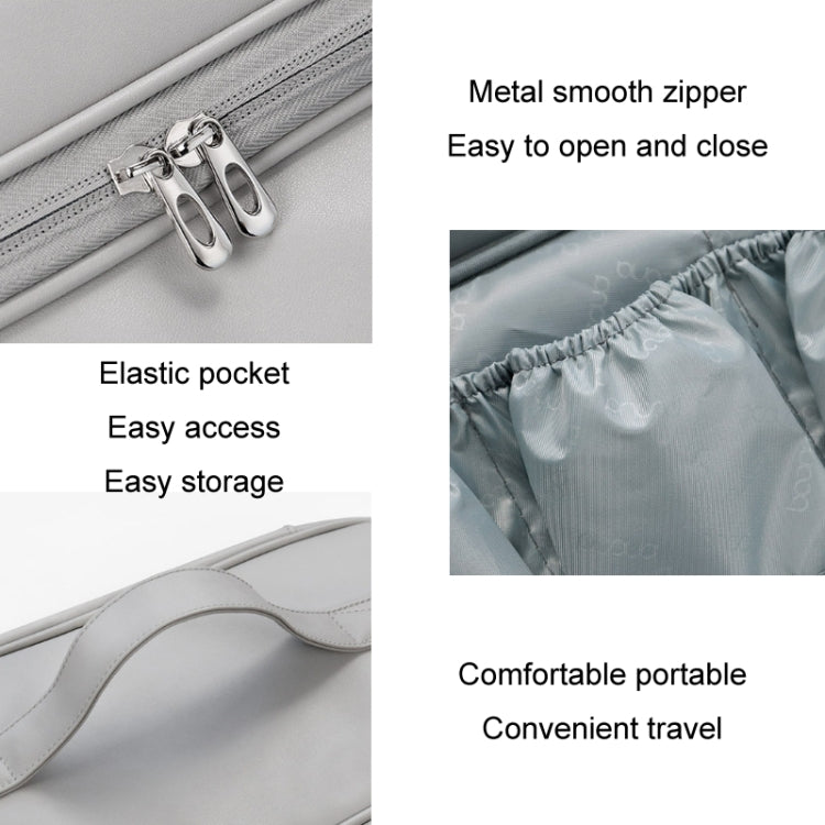 Baona BN-DS006 for Dyson Airwrap Multifunctional PU Leather Storage Bag(Grey) - free shipping - PMC Jewellery - Order now!