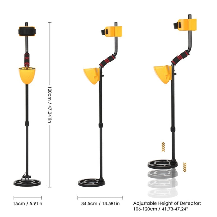MD9020C High Sensitivity LCD Display Metal Detector