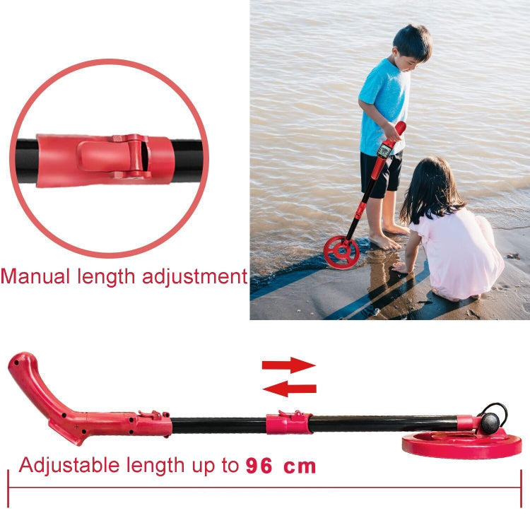 Goint MD3006 Metal Detector Outdoor Treasure Hunter Toys Children Science Detector(Red) - free shipping - PMC Jewellery - Order now!