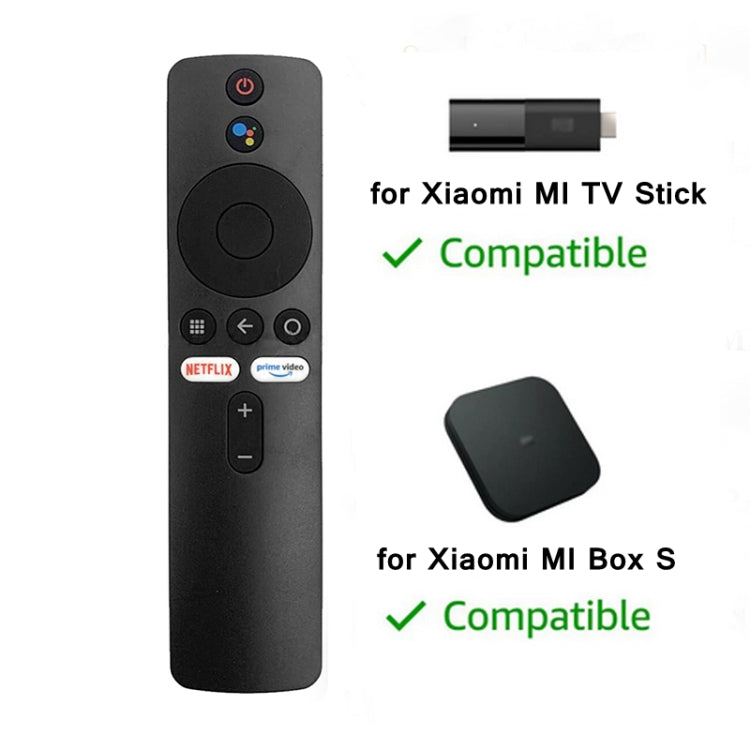 XMRM-006 For Xiaomi MI Box S MI TV Stick MDZ-22-AB MDZ-24-AA Smart TV Box Bluetooth Voice Remote Control(Black)