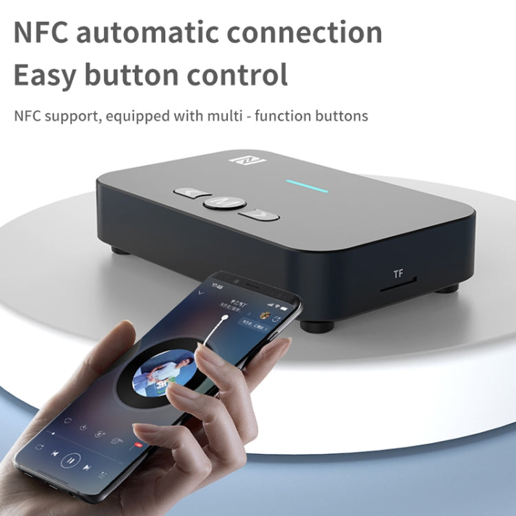 A2 NFC 5.1 Bluetooth U Disk/TF Card/AUX/RCA Receiving Transmitter - Audio Receiver Transmitter by PMC TechLife | Online Shopping South Africa | PMC TechLife