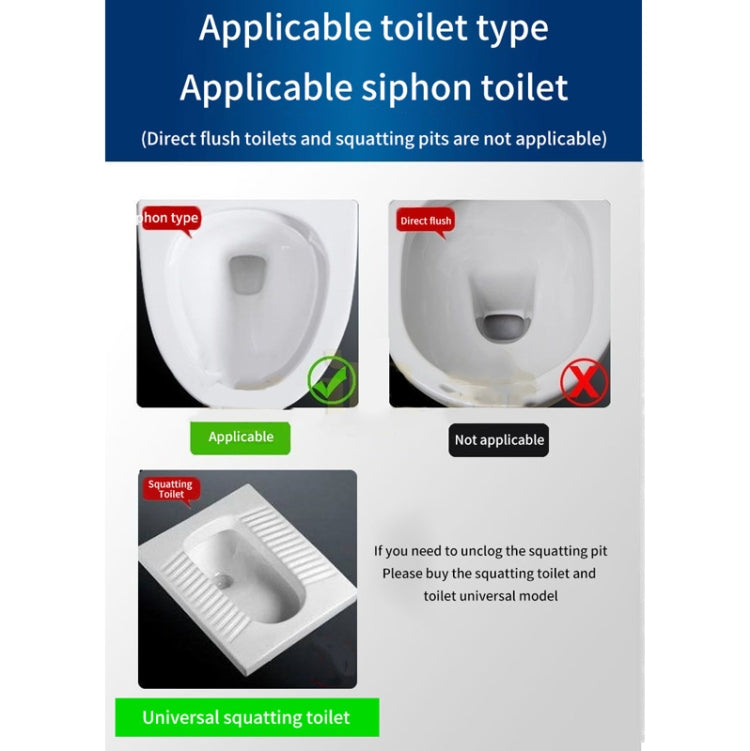 Toilet Pipe Dredger Toilet Sewer Floor Drain Clogged Household High Pressure Pneumatic Tool(Gray) - free shipping - PMC TechLife - Order now!