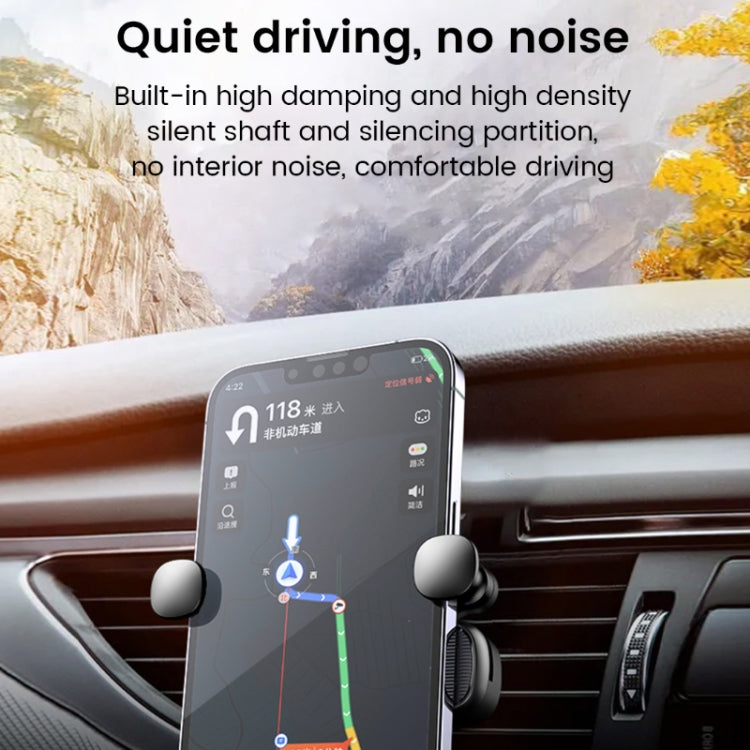S03 Vehicle Air Outlet Gravity Navigation Mobile Phone Holder, Color: Black Eagle Mouth - Car Holders by PMC TechLife | Online Shopping South Africa | PMC TechLife