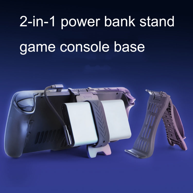 Hifylux ST-BF27 For Steam Deck Game Console Charging Treasure Base Mobile Power Desktop Bracket(Black) - Other Accessories by PMC Jewellery | Online Shopping South Africa | PMC Jewellery | Buy Now Pay Later Mobicred