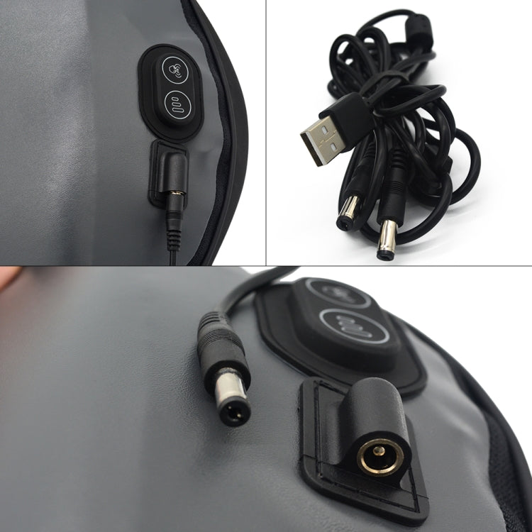 SR-21 Car Lumbar Cushion Headrest Seat Memory Foam Accessories, Style: Massage Lumbar Support (Brown)