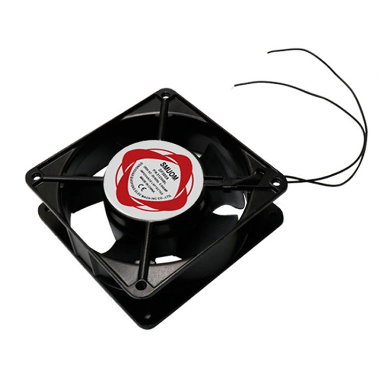 12cm 220V Cabinet Solder Smoke Exhaust Cooling Fan(Black) - Fan Cooling by PMC Jewellery | Online Shopping South Africa | PMC Jewellery | Buy Now Pay Later Mobicred