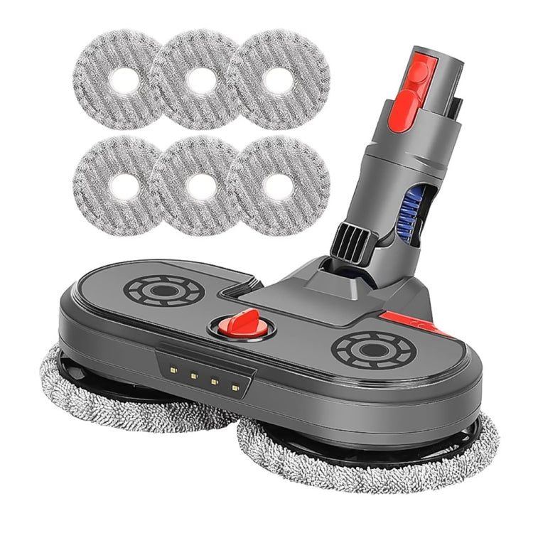 For Dyson V15 Vacuum Cleaner Electric Mopping Head Integrated Water Tank With 6pcs Rag - free shipping - PMC Jewellery - Order now!