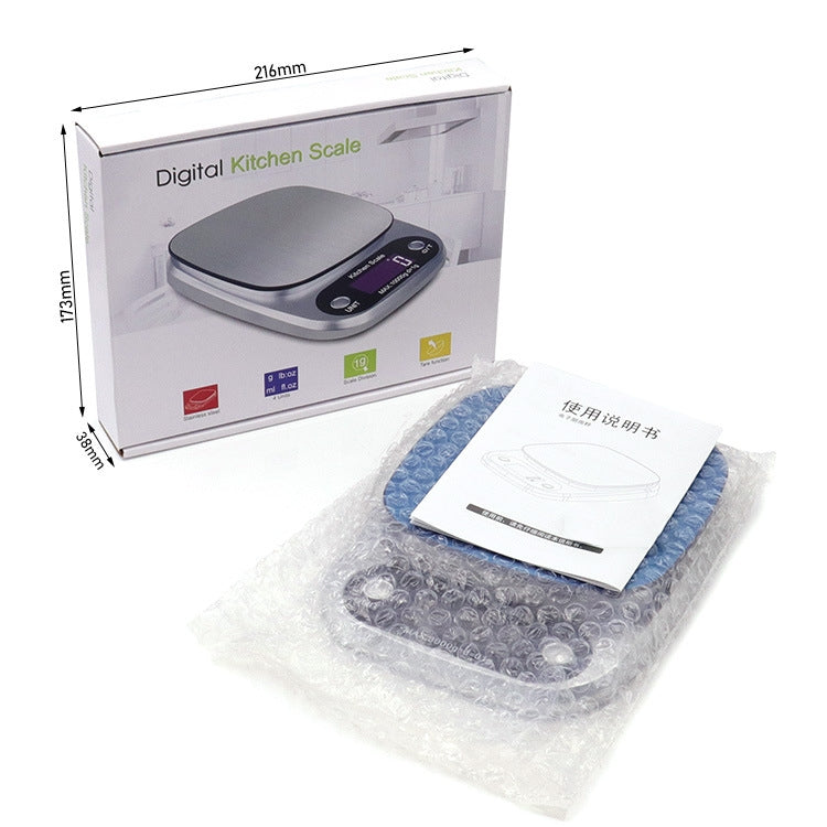 Small Multifunctional Kitchen High Precision Electronic Scale LCD Digital Display Food Scale, Model: 5kg/ 0.1g - Kitchen Scales by PMC Jewellery | Online Shopping South Africa | PMC Jewellery | Buy Now Pay Later Mobicred