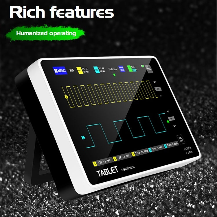 FNIRSI 1013D 1GS Sampling Dual Channel 100M Bandwidth Digital Oscilloscope, US Plug(English) - free shipping - PMC Jewellery - Order now!