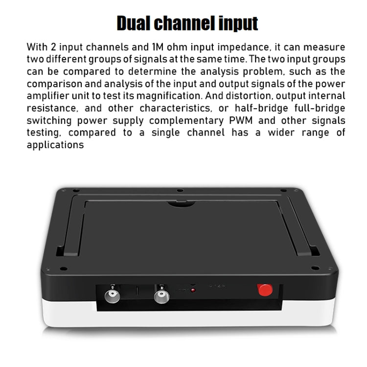FNIRSI 1013D 1GS Sampling Dual Channel 100M Bandwidth Digital Oscilloscope, US Plug(English) - free shipping - PMC Jewellery - Order now!