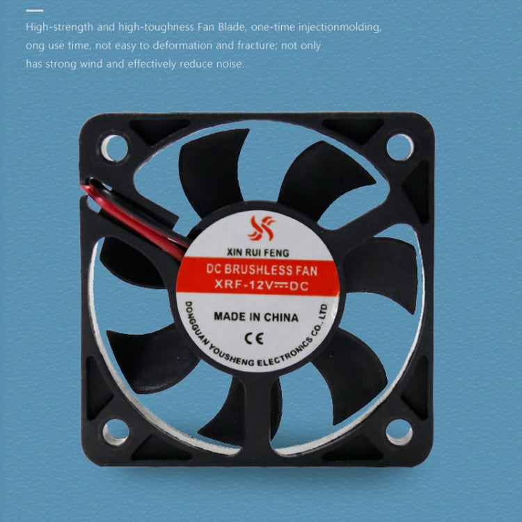 3pcs XIN RUI FENG 5V Ball Bearing 5cm Silent DC Cooling Fan