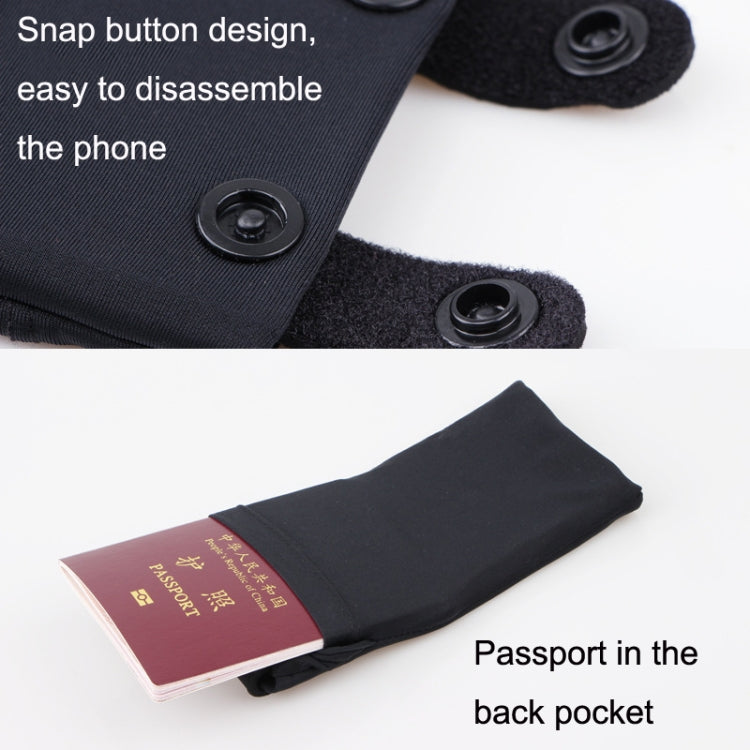 7 Inch Mobile Phone Outdoor Sports Wrist Bag Elastic Close-fitting Mini Arm Bag(Rose Red) - free shipping - PMC Jewellery - Order now!
