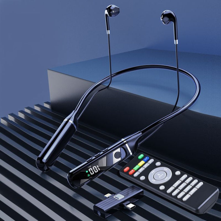 SN-537K 5.3 Bluetooth Live Earphones Built-In Sound Card Wireless Receiver Sports Earphones(Black)