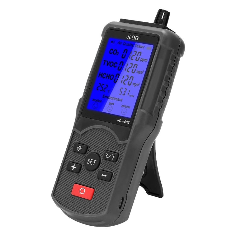 JD-3002 Carbon Dioxide Comprehensive Air Quality Temperature Humidity Detector(480g)