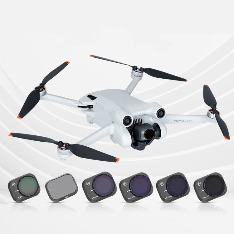 For DJI Mini 3 Pro RCSTQ PL Filters Drone Accessoires 4 In 1 ND/PL 8/16/32/64 - free shipping - PMC Jewellery - Order now!