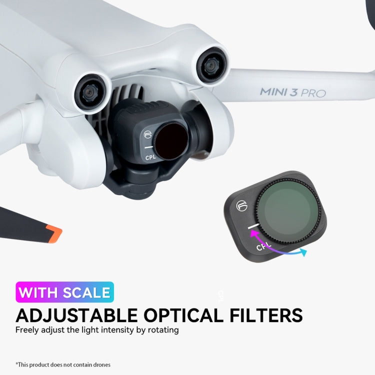 For DJI Mini 3 Pro RCSTQ PL Filters Drone Accessoires 4 In 1 ND/PL 8/16/32/64