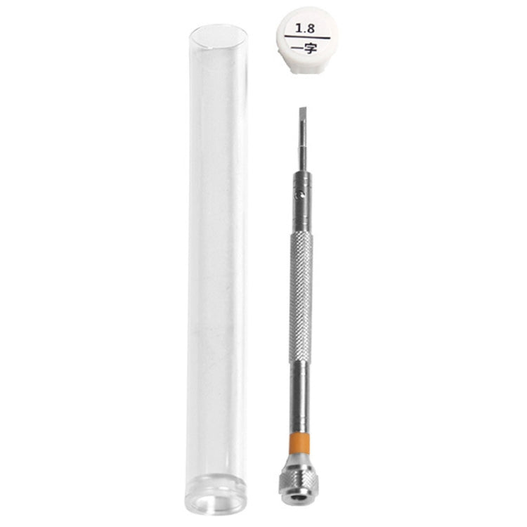LSD5120 Repair Watch Glasses Stainless Steel Screwdriver Precision Watch Screwdriver Tool 1.8 Straight (Orange)