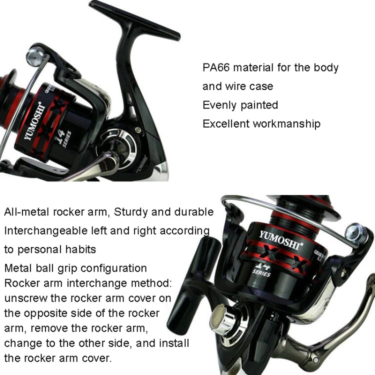 YUMOSHI RS7000 Metal Rocker Fishing Reel - Fishing Reels by YUMOSHI | Online Shopping South Africa | PMC Jewellery | Buy Now Pay Later Mobicred