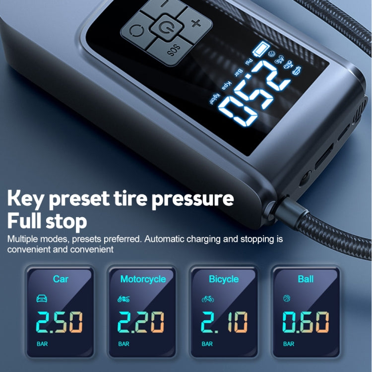 SUITU ST-9624B Wireless+USB 150psi Air Pump Intelligent Digital Display Car Bicycle Ball Electric Pump Cylinder - Inflatable Pump by SUITU | Online Shopping South Africa | PMC Jewellery | Buy Now Pay Later Mobicred